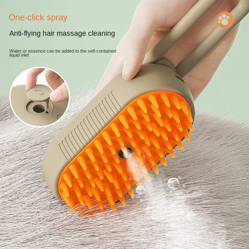3-in-1 Steamy Pet Brush