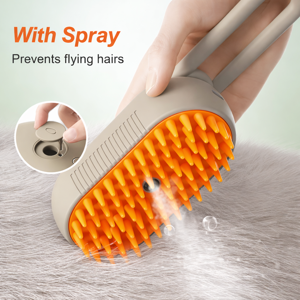 3-in-1 Steamy Pet Brush