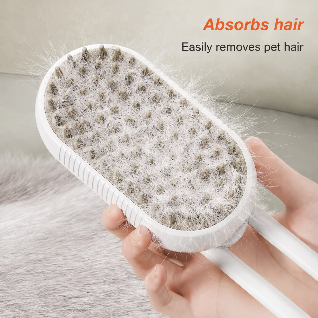 3-in-1 Steamy Pet Brush